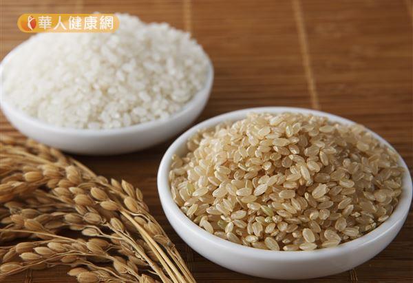 糙米的營養價值比白米來得高。