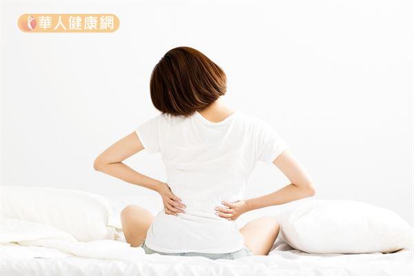 女性月經期間、懷孕期間和產後,容易耗損腎氣,因此常有腰痠不適的不適。