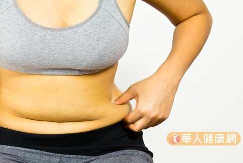 生產過的婦女，下腹部皮下脂肪多較肥厚，皮膚及肌肉也易鬆弛現象。