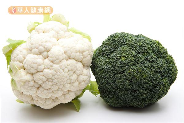 十字花科蔬菜因含有蘿蔔硫素，具有很好的防癌、解毒作用。