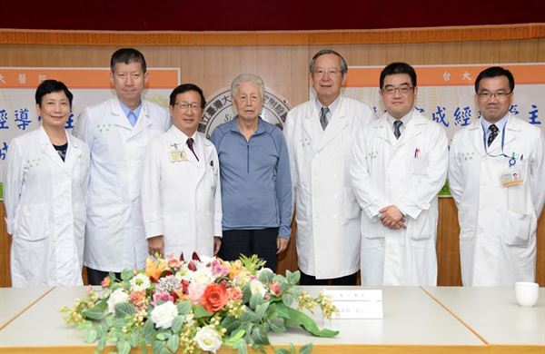 臺大醫院完成100例經導管主動脈瓣膜植入術。（圖片提供／臺大醫院）