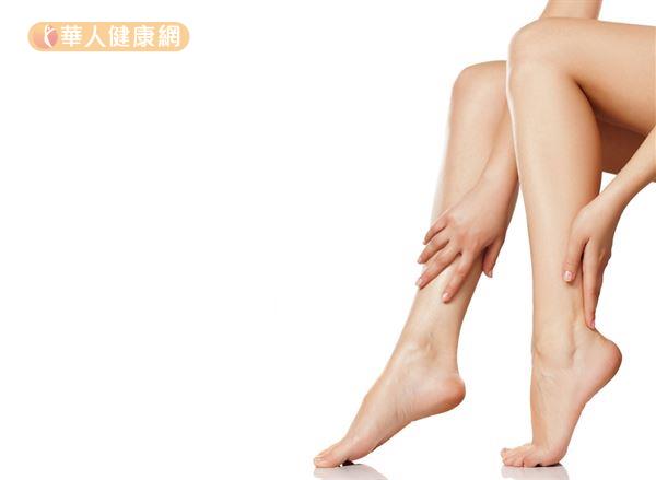 抬腳不會瘦腿，必須勤加按摩、規律運動才能擁有纖纖細腿。