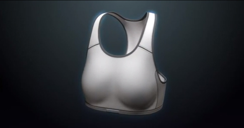 美國生技公司研發出一款高科技智慧型內衣，據稱可在第一時間內根據乳房溫度變化，檢測出有無乳癌徵兆。（圖片／取材自美國《赫芬頓郵報》）